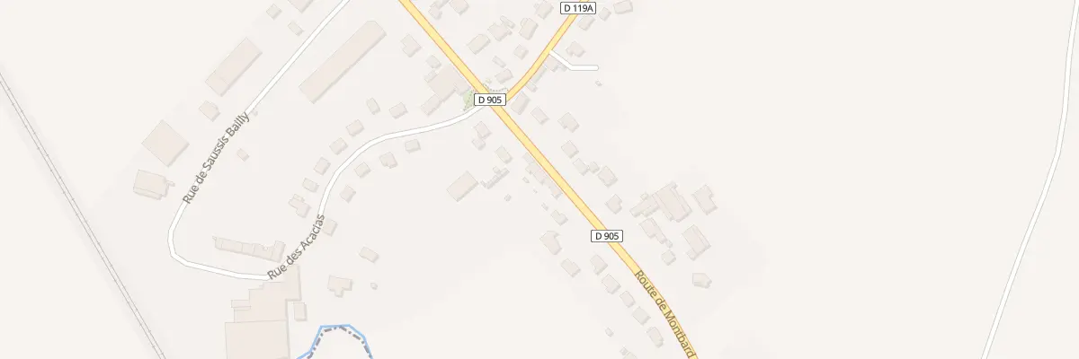 Plan du 41 Rte de Montbard à Ménétreux-le-Pitois