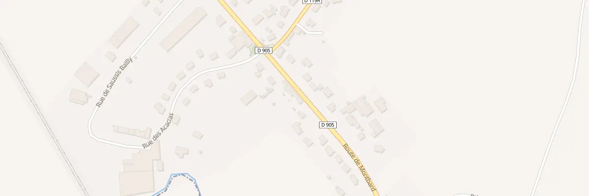 Plan du 39 Rte de Montbard à Ménétreux-le-Pitois