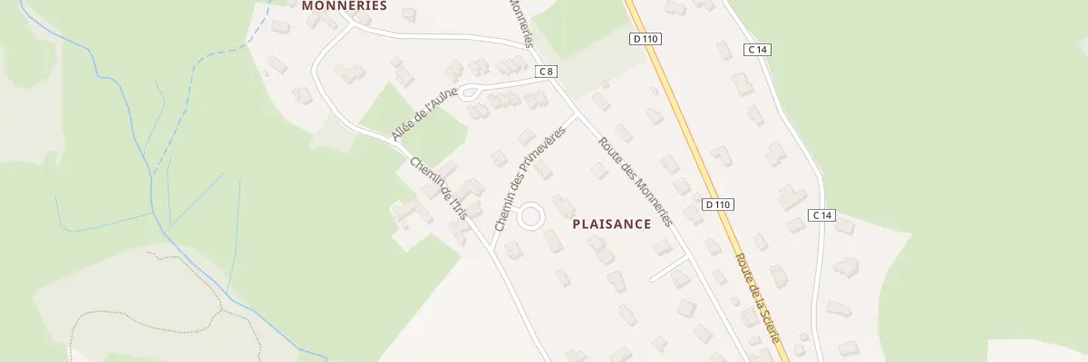 Plan du 158 Che des Primeveres à Poule-les-Écharmeaux