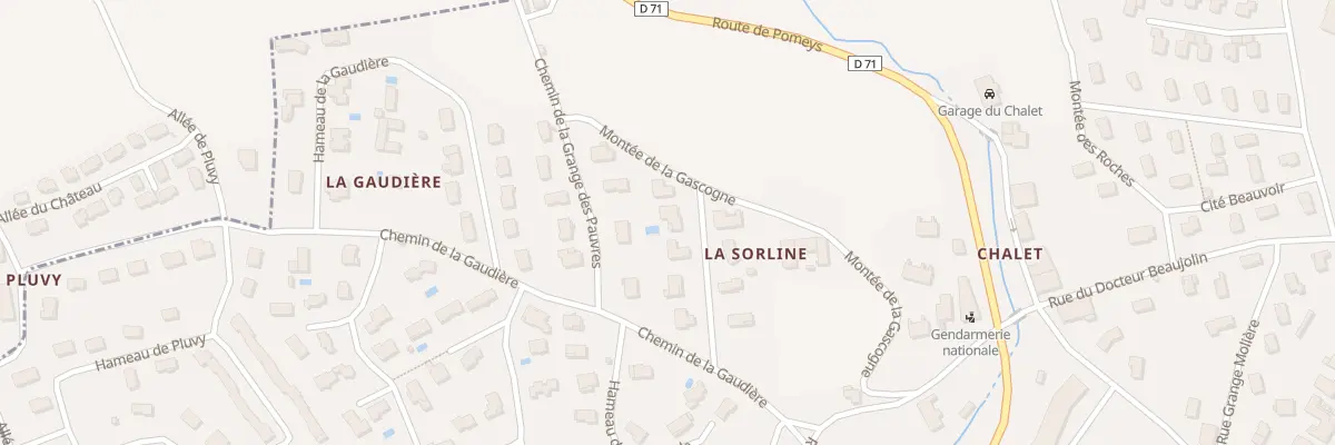 Plan du 119 Che des Sources à Saint-Symphorien-sur-Coise