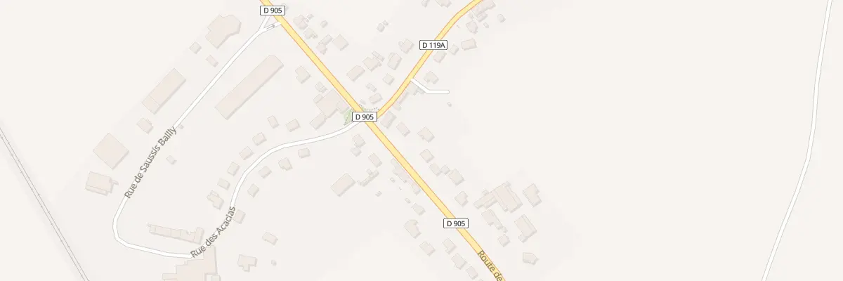 Plan du 30B Rte de Montbard à Ménétreux-le-Pitois