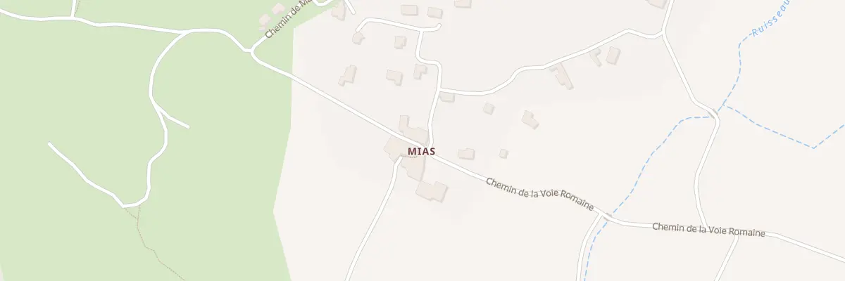 Plan du 470 Che de Mias à Lussas