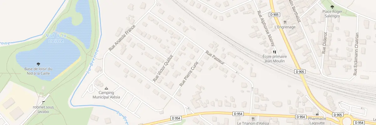Plan du 5 Rue Pierre Curie à Venarey-les-Laumes