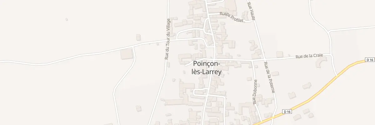 Plan du 6 Imp de la Poste à Poinçon-lès-Larrey