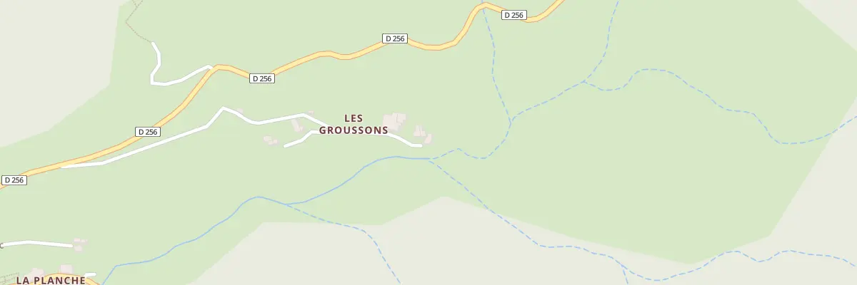 Plan du 5036 Les Groussons à Gourdon