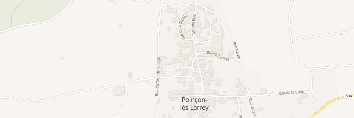 Plan du 8 Rle Mignard à Poinçon-lès-Larrey