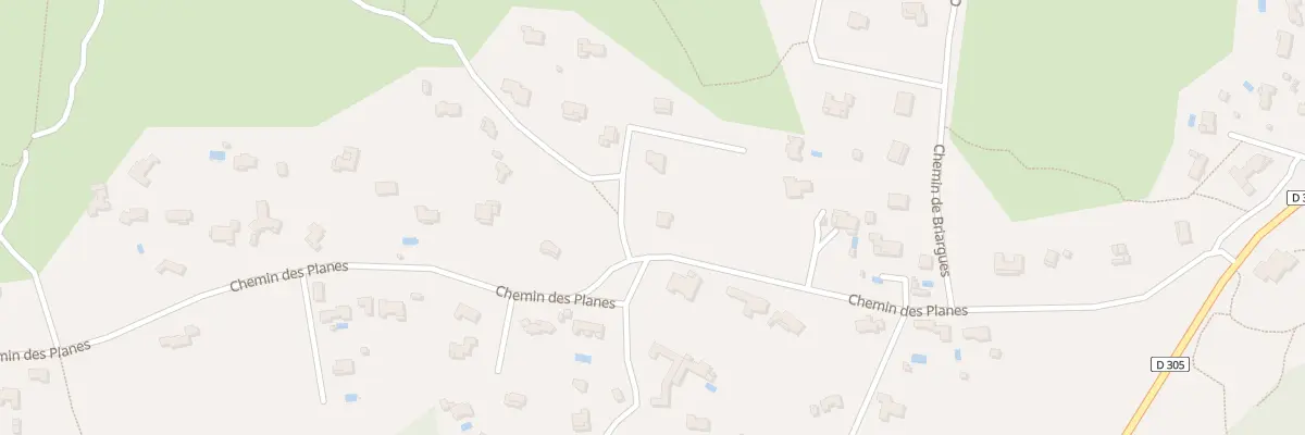 Plan du 5244 Che des Planes à Saint-Siffret