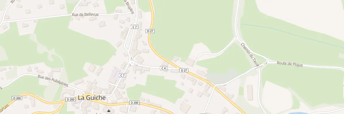 Plan du 130 Rte des Dravers à La Guiche