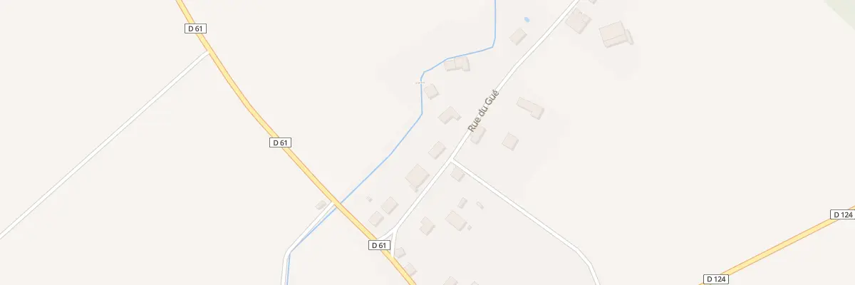 Plan du 1D Rue du Gue à Blaincourt-sur-Aube