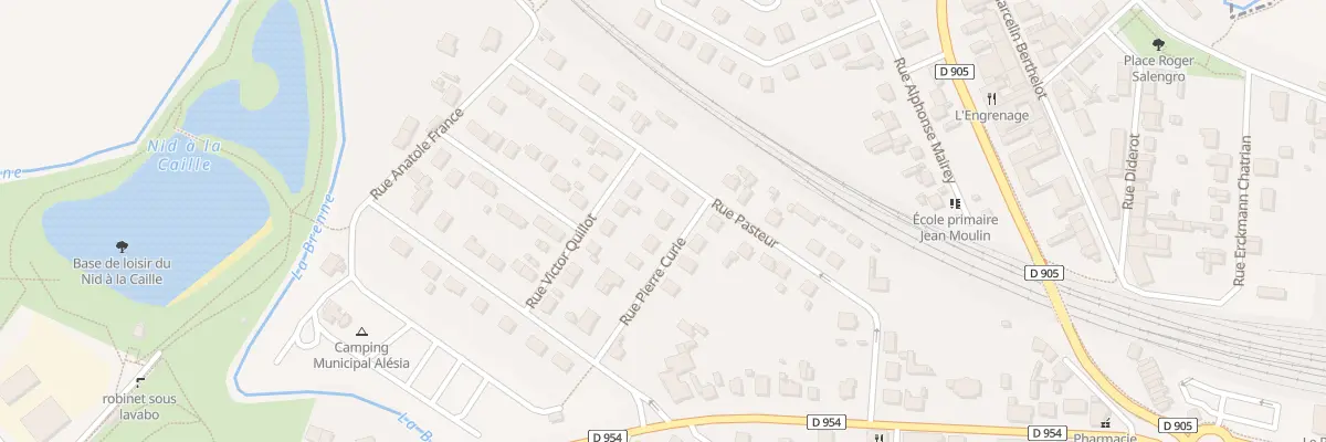 Plan du 7 Rue Pierre Curie à Venarey-les-Laumes