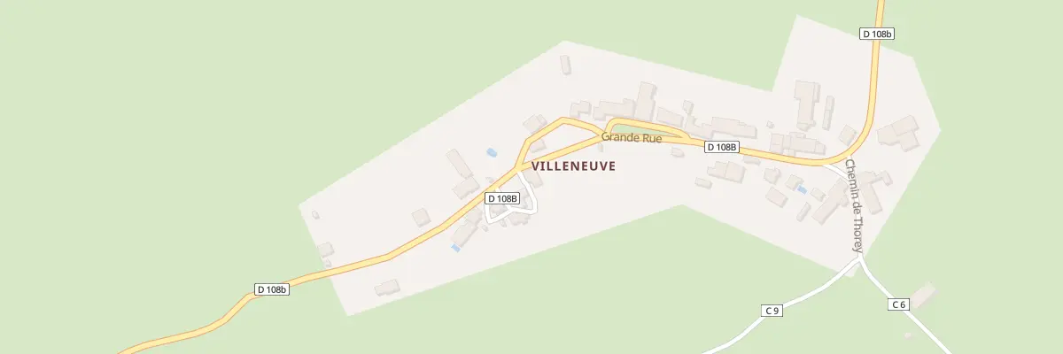 Plan du 7 Grande Rue à Thorey-sous-Charny