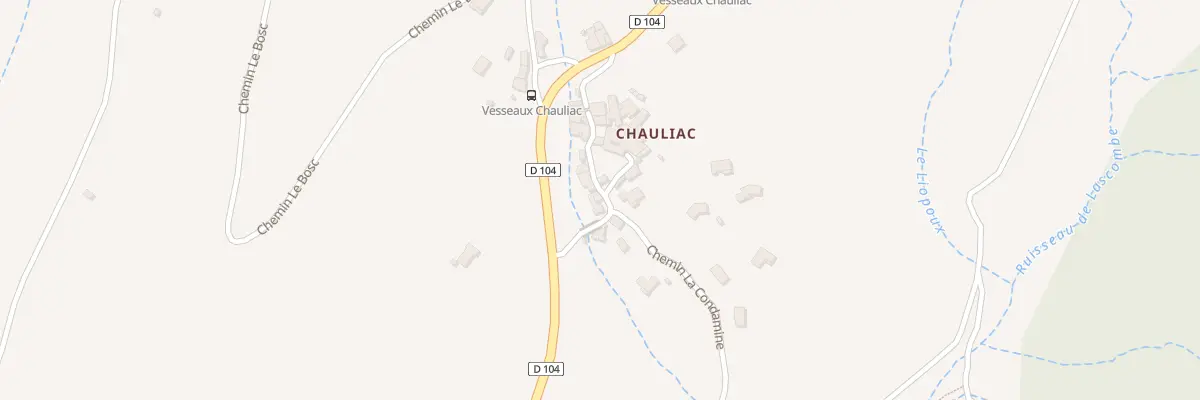 Plan du 5122 Chauliac à Vesseaux