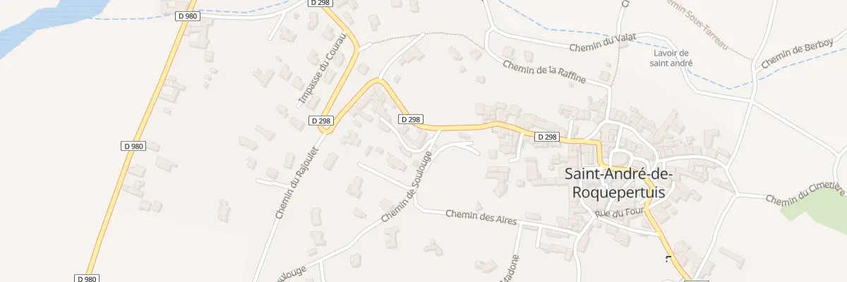 Plan du 5052 La Plane à Saint-André-de-Roquepertuis
