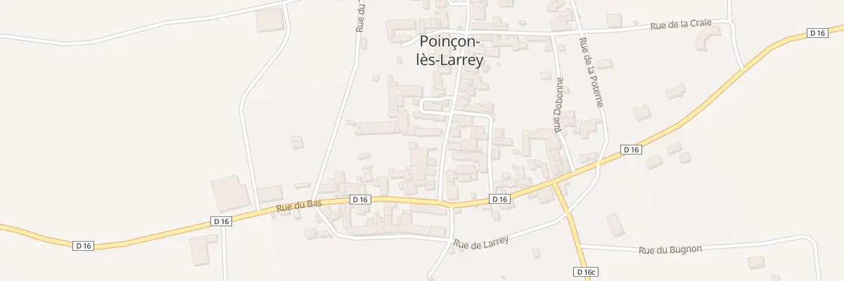 Plan du 7 Gr Grande Rue à Poinçon-lès-Larrey