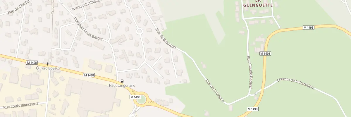 Plan du 38 Rue de Briançon à Sorbiers
