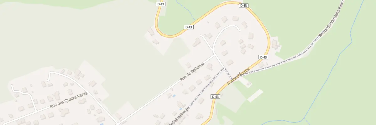 Plan du 4 Rue de Bellevue au Creusot