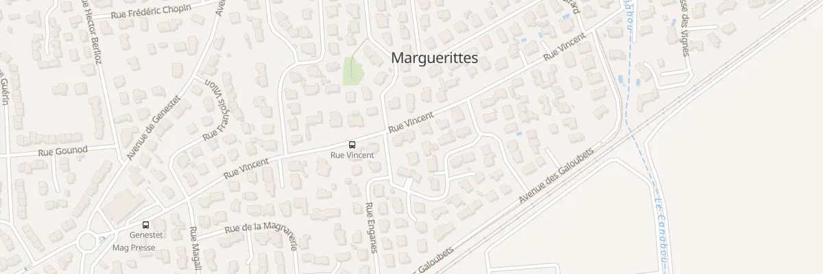 Plan du 50 Rue Vincent à Marguerittes