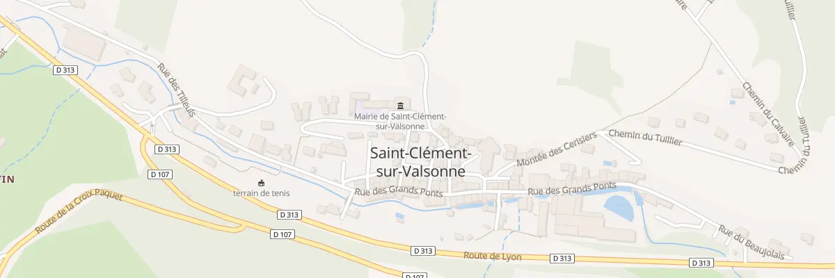 Plan du 3 Rue de la Mairie à Saint-Clément-sur-Valsonne
