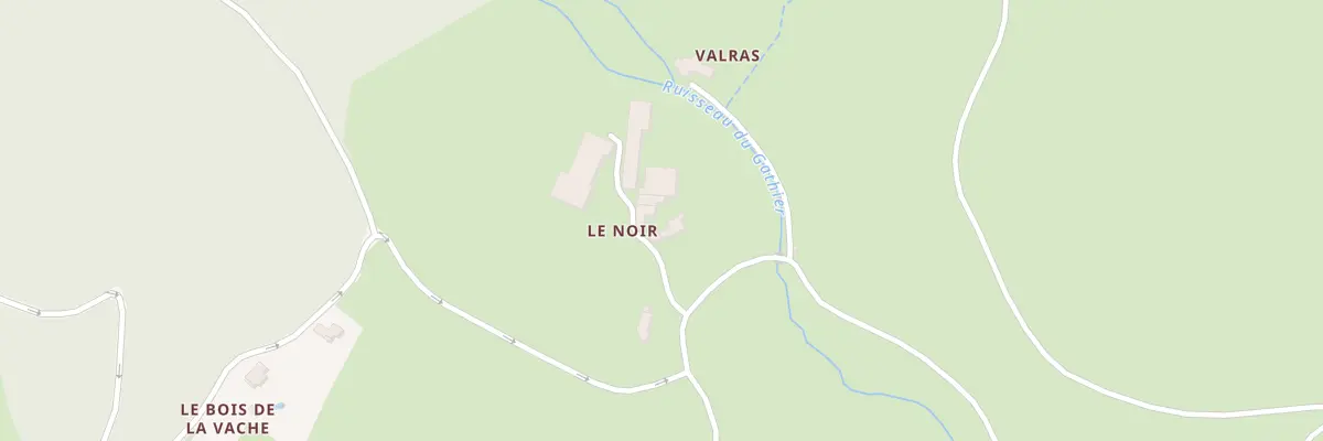 Plan du 5447 Le Noir à Grandris