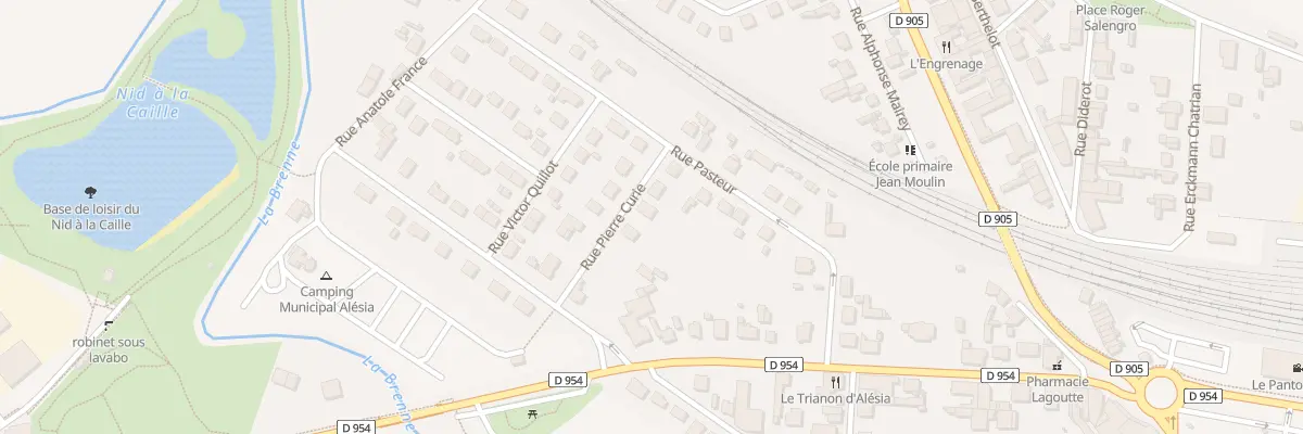 Plan du 6 Rue Pierre Curie à Venarey-les-Laumes