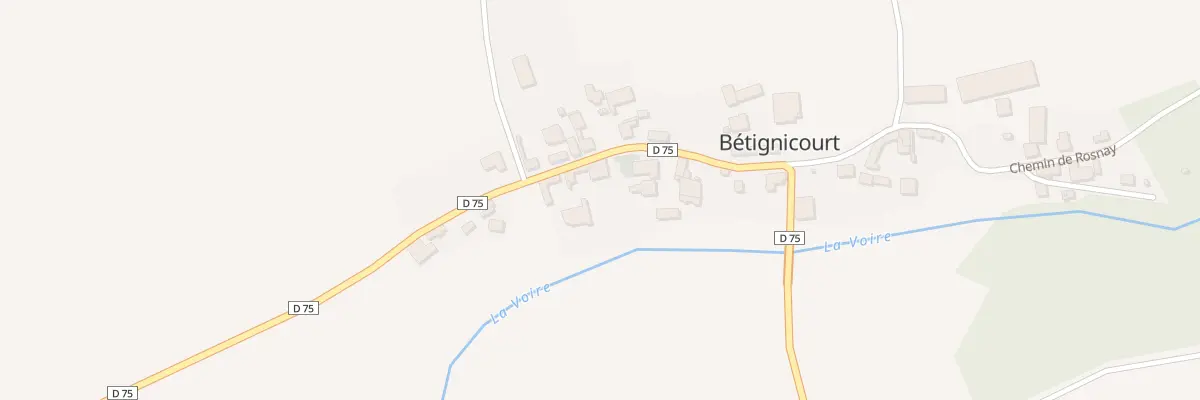 Plan du 9 Rue Fereol à Bétignicourt