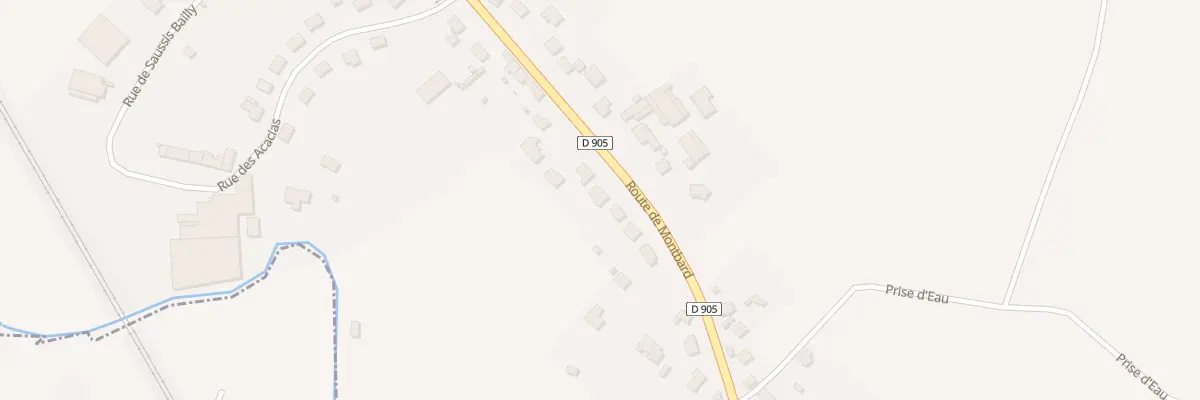 Plan du 29 Rte de Montbard à Ménétreux-le-Pitois