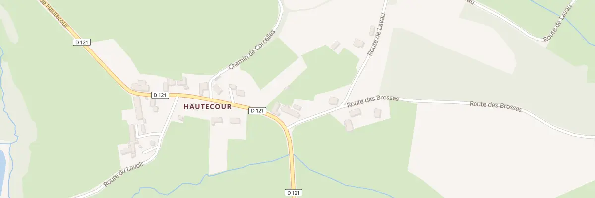Plan du 82 Rte de Hautecour à Verosvres