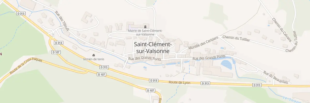Plan du 2 Pl de l’Europe à Saint-Clément-sur-Valsonne