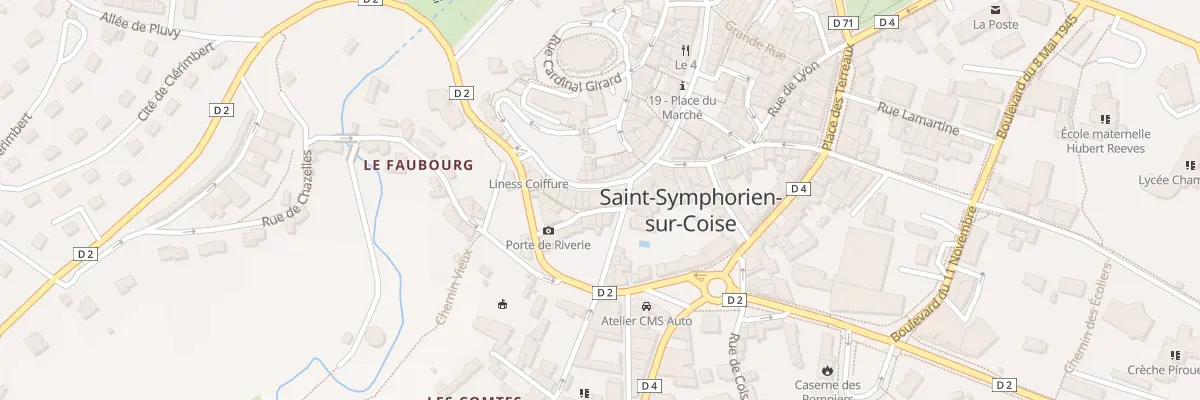 Plan du 8 Rue Porte Riverie à Saint-Symphorien-sur-Coise