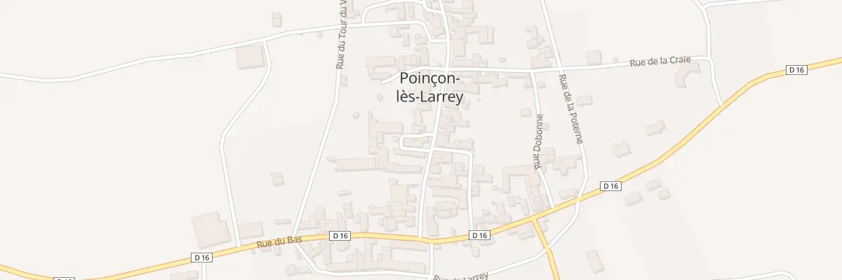 Plan du 1 Petite Ruelle à Poinçon-lès-Larrey
