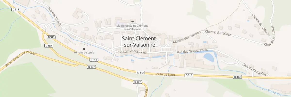 Plan du 20 Rue des Grands Ponts à Saint-Clément-sur-Valsonne