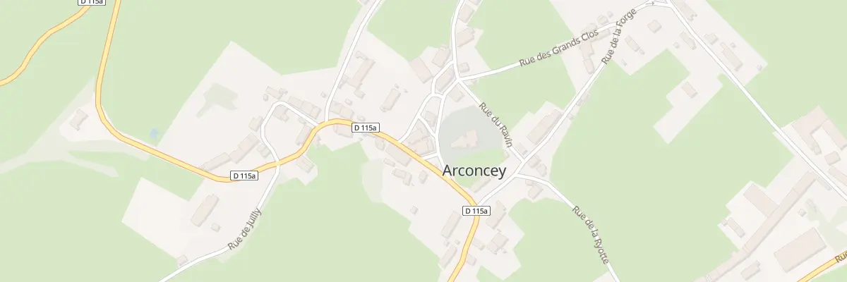 Plan du 4 Pl de l’Eglise à Arconcey