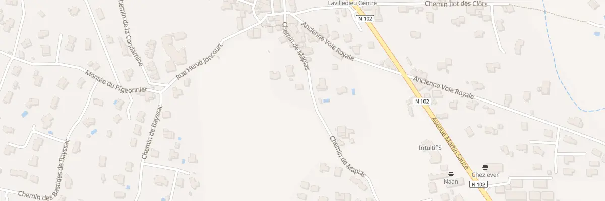 Plan du 140 Che de Mapias à Lavilledieu