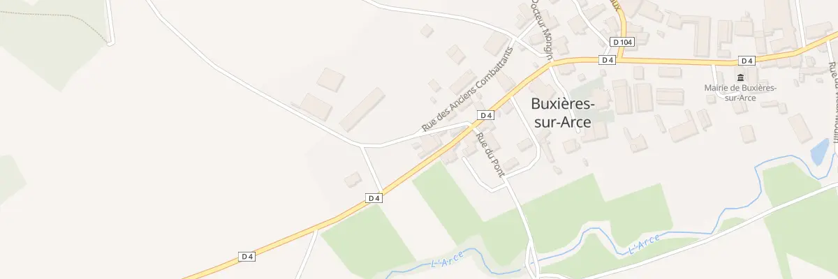 Plan du 3 Rue Hippolyte Protte à Buxières-sur-Arce