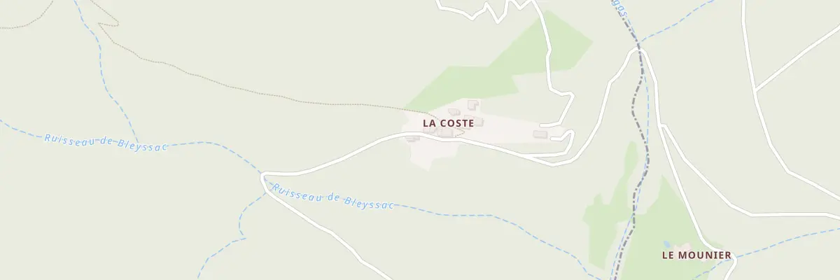 Plan du 315 Che de la Coste à Saint-Jean-Roure