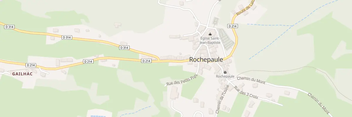 Plan du 120 Rte de Saint-agrève à Rochepaule