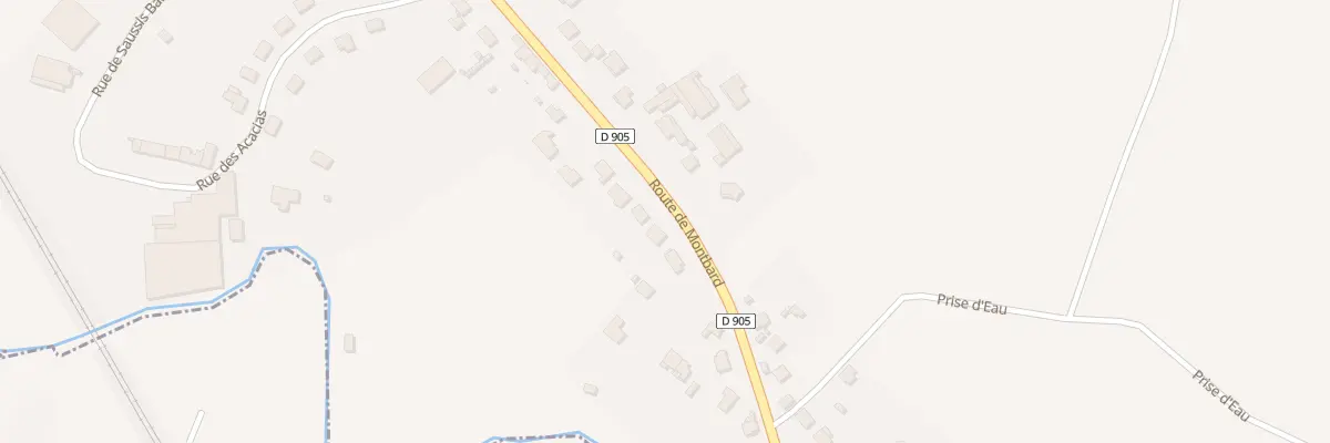 Plan du 25 Rte de Montbard à Ménétreux-le-Pitois