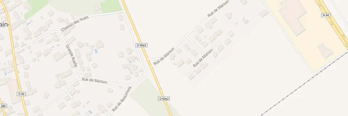 Plan du 36 Rue de Marson à Saint-Germain-la-Ville