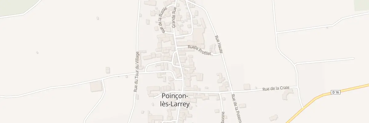 Plan du 36 Gr Grande Rue à Poinçon-lès-Larrey