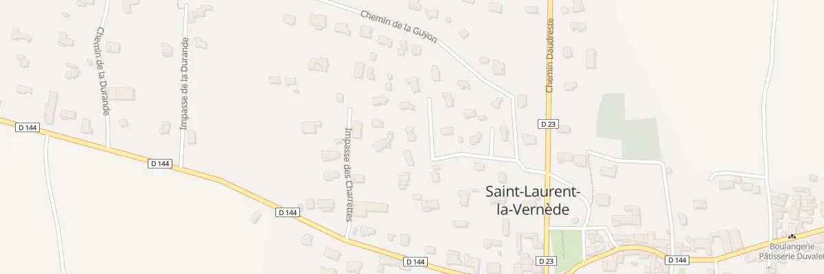 Plan du 5208 La Guyon à Saint-Laurent-la-Vernède