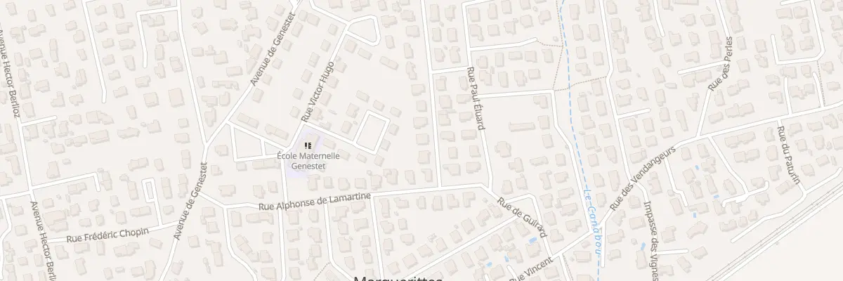 Plan du 5 Rue Alfred de Musset à Marguerittes