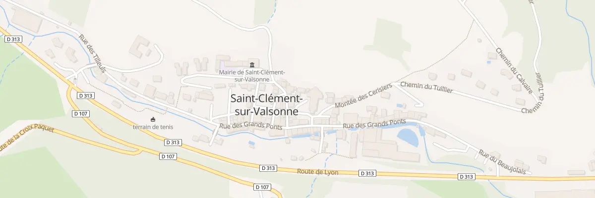 Plan du 1 Pl Soeur Marie Favre à Saint-Clément-sur-Valsonne