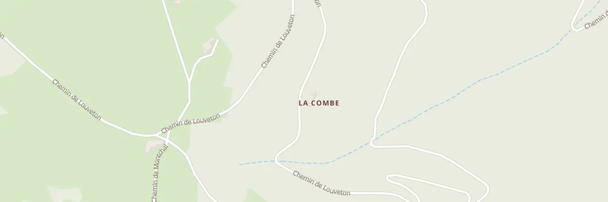 Plan du 1120 Che de Louveton à Rochepaule
