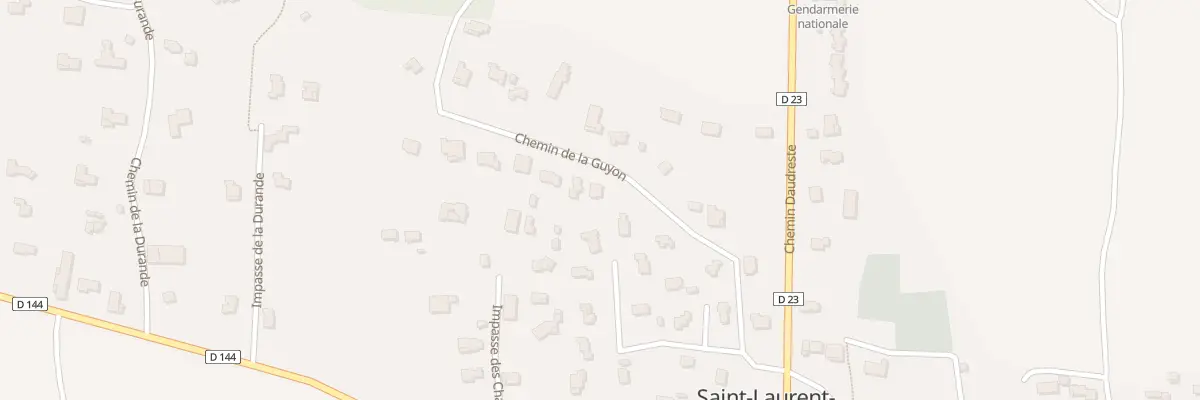 Plan du 5162 Le Village à Saint-Laurent-la-Vernède