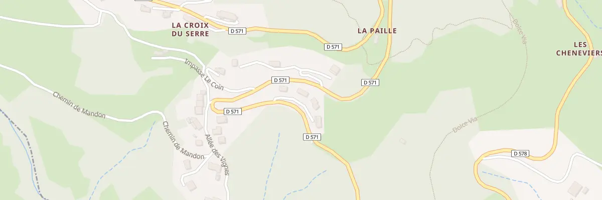 Plan du 55 Rue des Chambas à Saint-Cierge-sous-le-Cheylard