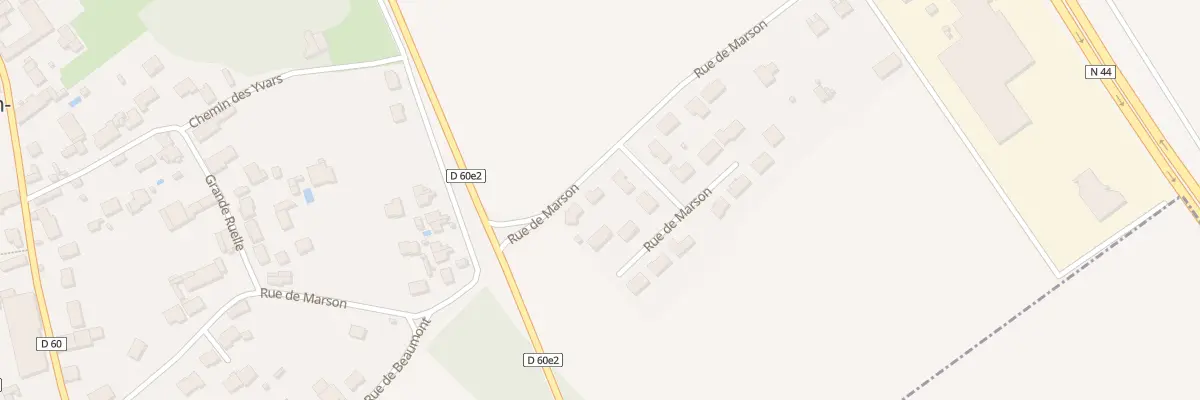 Plan du 38 Rue de Marson à Saint-Germain-la-Ville