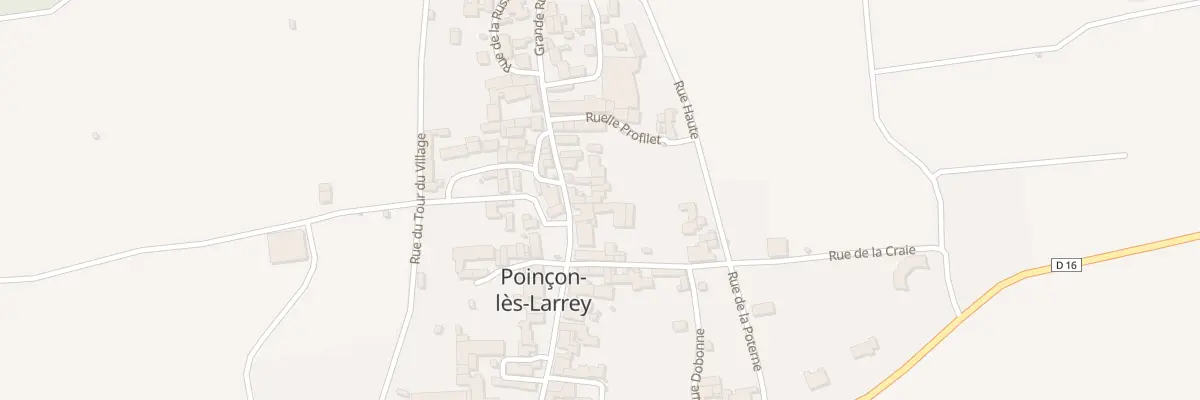 Plan du 34 Gr Grande Rue à Poinçon-lès-Larrey