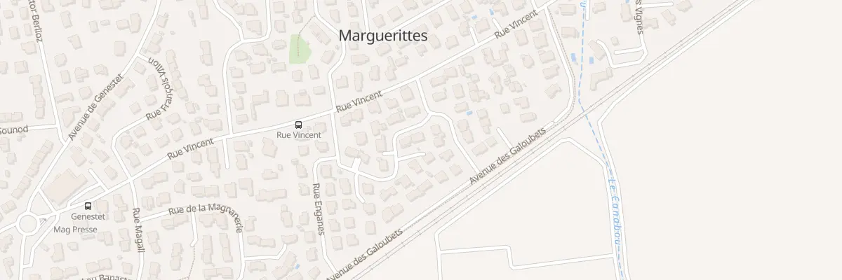 Plan du 1 Rue des Tambourinaires à Marguerittes
