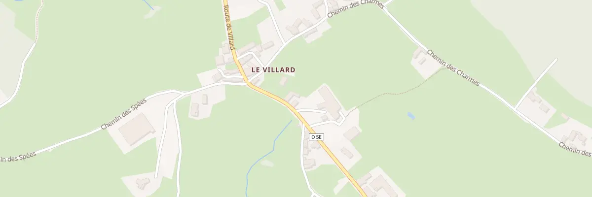 Plan du 5187 Le Villard à Saint-Bonnet-des-Bruyères