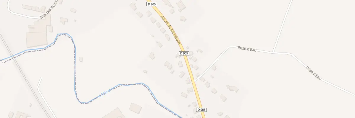 Plan du 17 Rte de Montbard à Ménétreux-le-Pitois